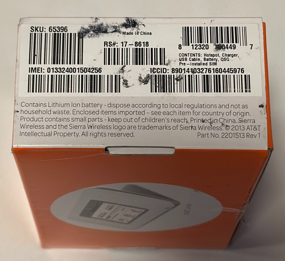 AT&T Sierra Wireless Elevate 4G Mobile Hotspot