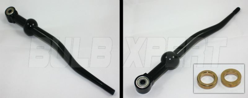 FOR 1988-2000 HONDA CIVIC BLK DUAL BEND SHORT THROW SHIFTER+ TYPE R SHIFT KNOB