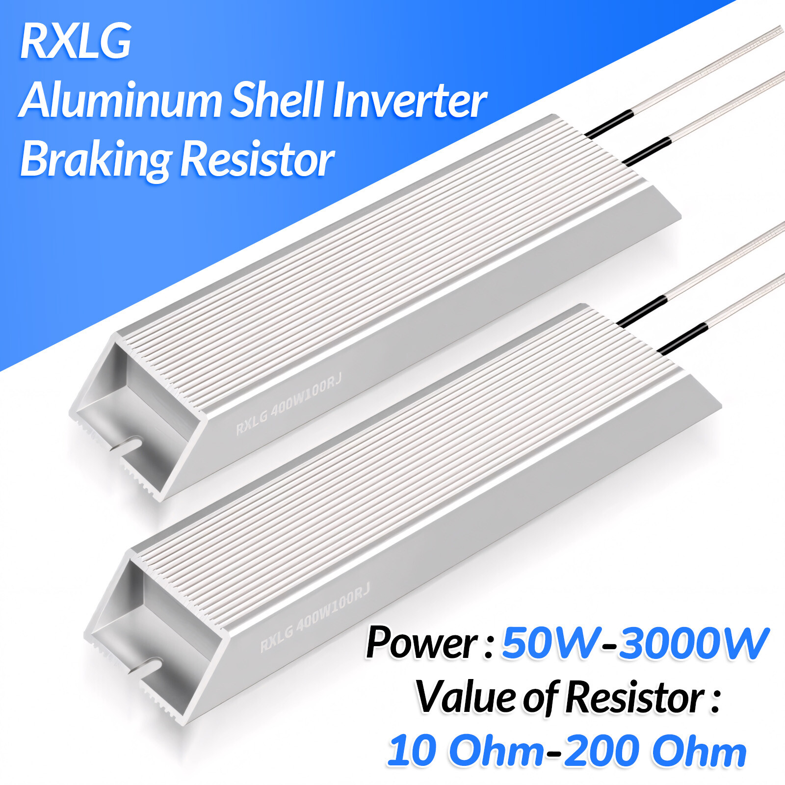 RXLG Aluminum Shell Inverter Braking Resistor High Power Servo Inverter Resistor