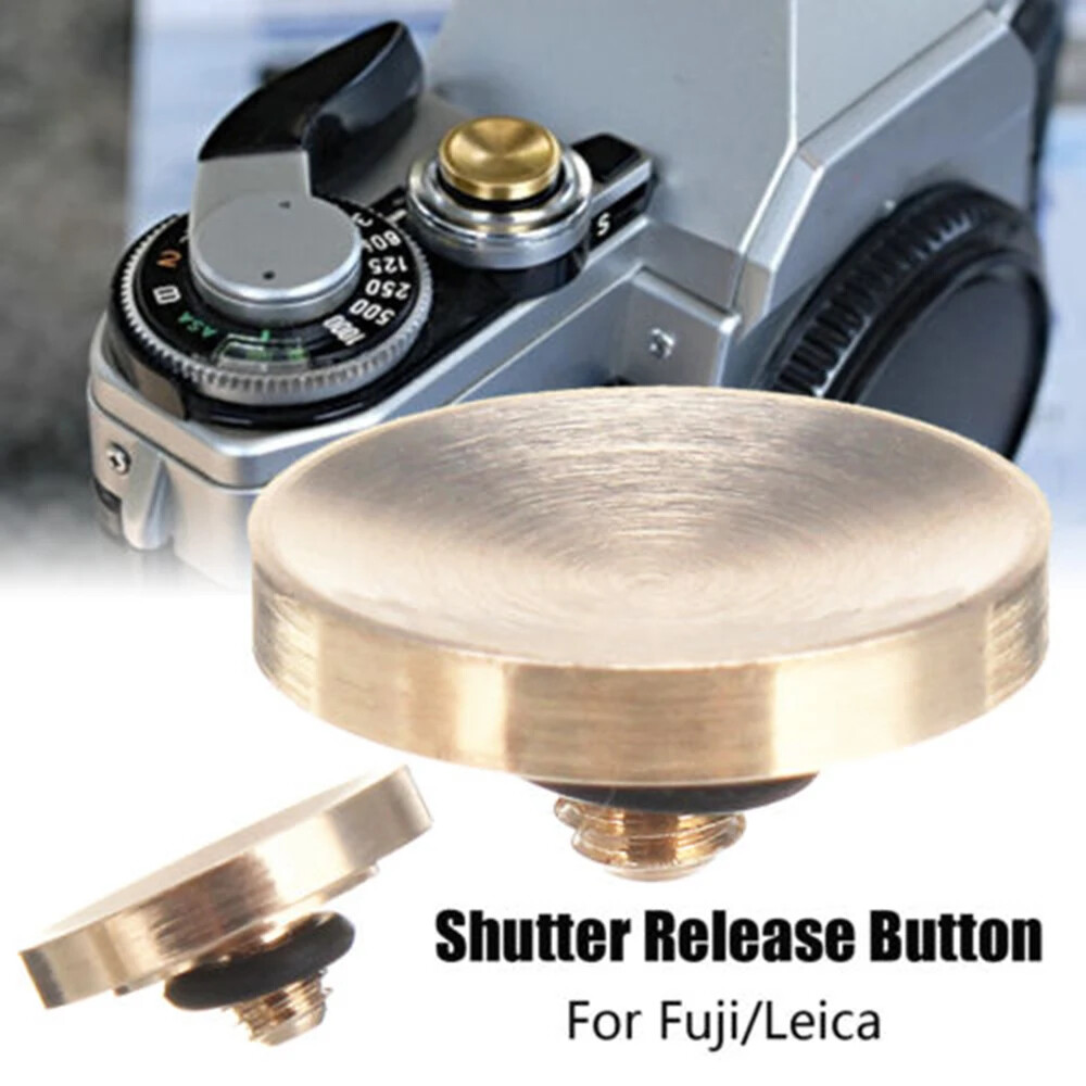 Durable Triggers Brass Shutter Release Button Camera Accessories For Fuji