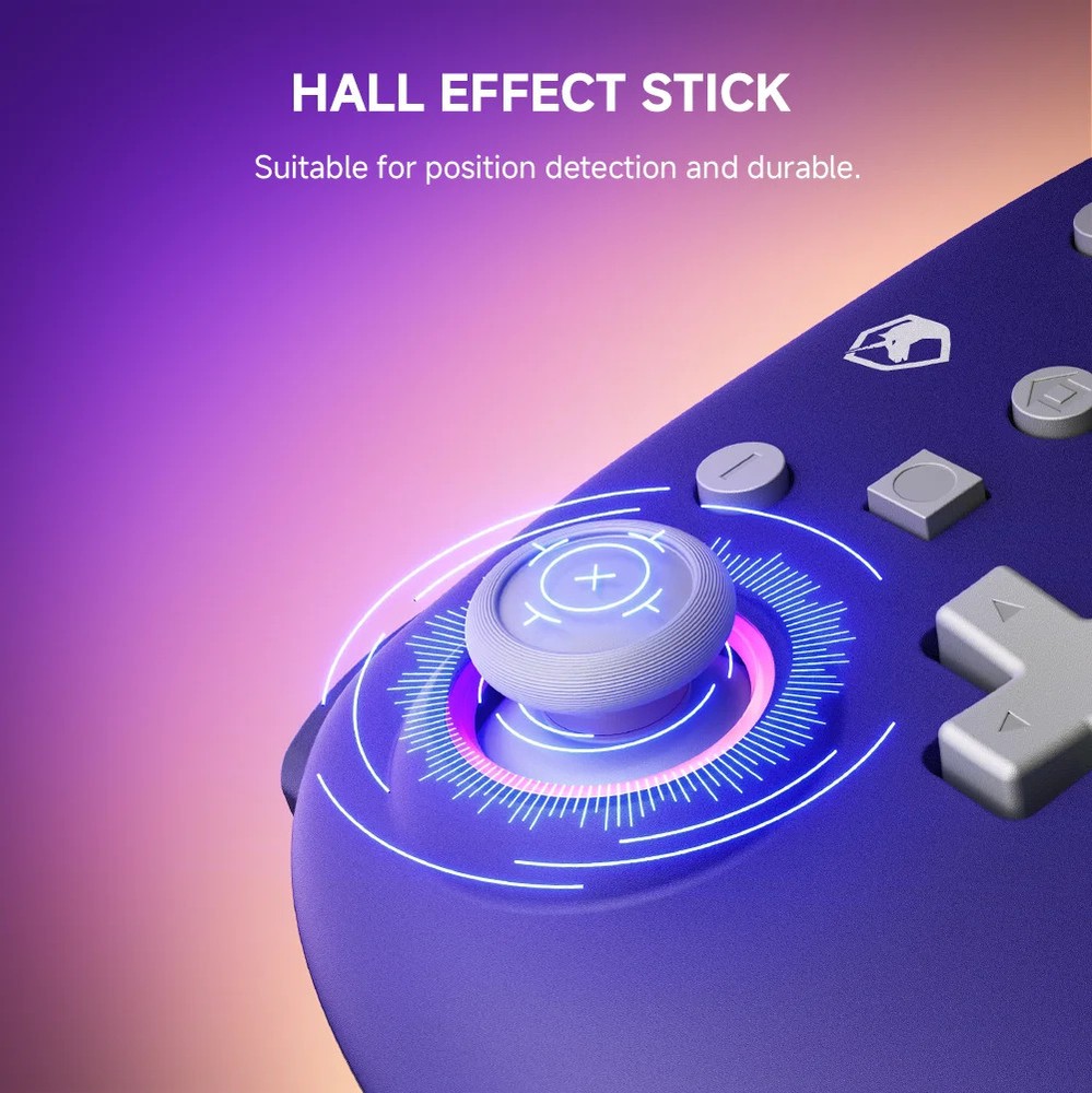 Echtpower Wireless Pro Controller for Nintendo Switch with Hall Effect Joysticks