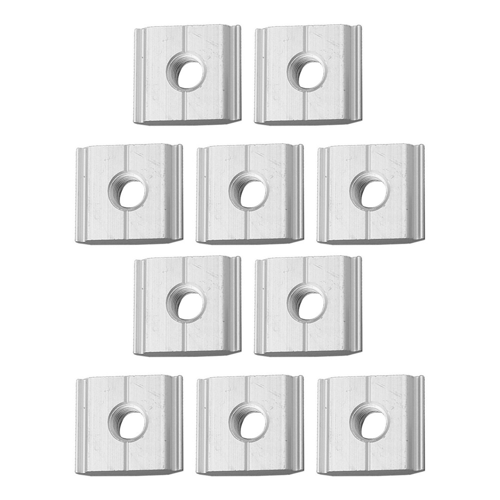 10Pcs Aluminum Solar-Panel Mounting Brackets Clamp For Framed-Panels PV Bracket