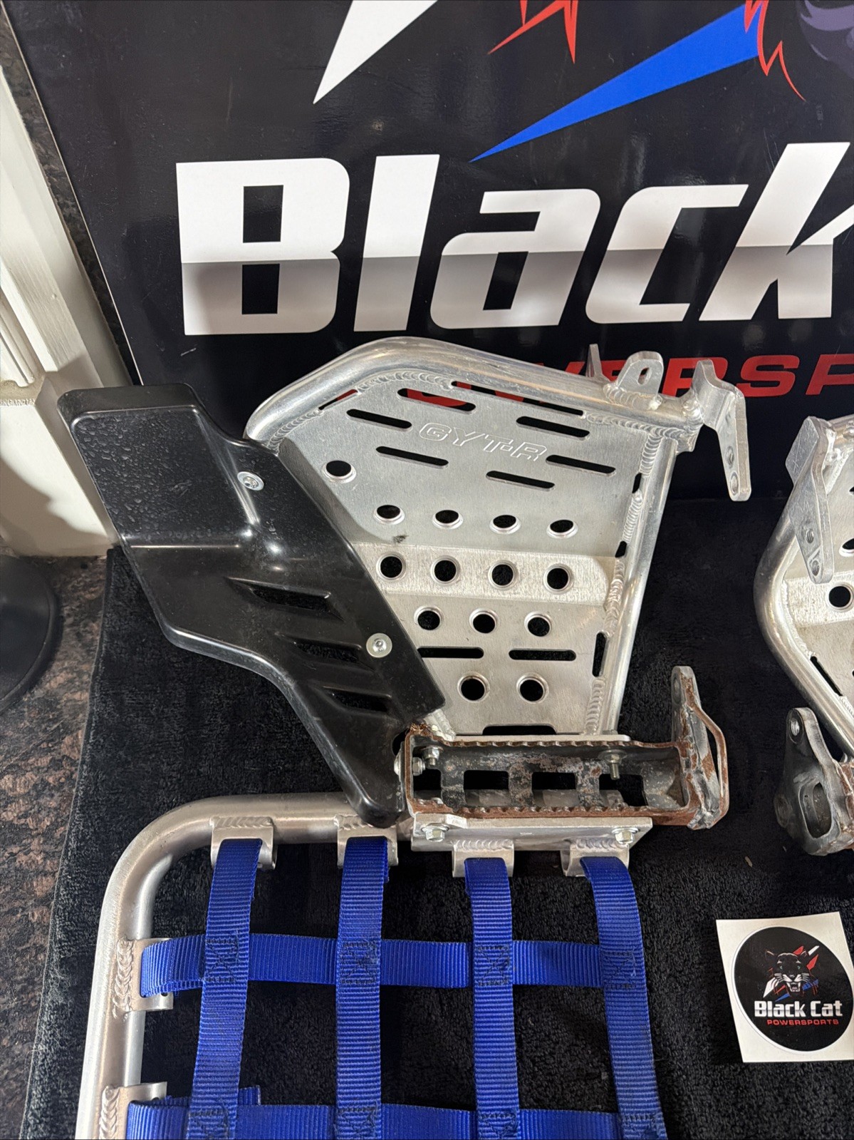 GYTR YFZ450 04-09 heel guards DG nerfs SHIPS ASAP