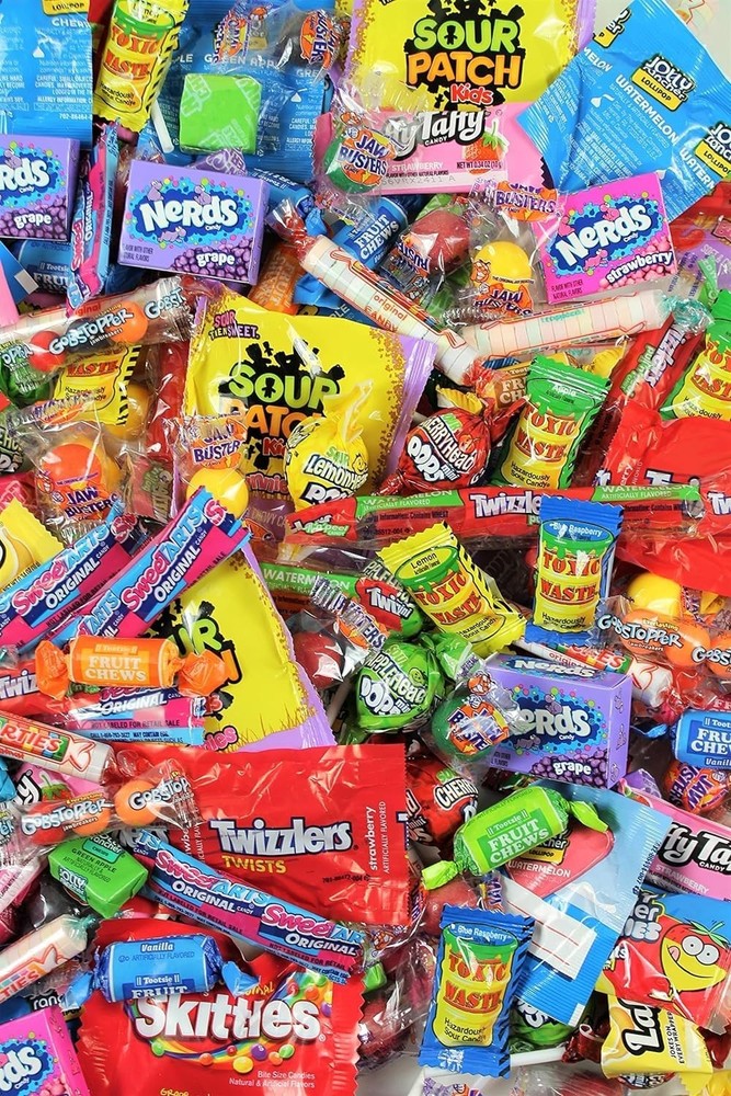 Variety Candy Pack - 2 LB Assorted Party Mix - Individually Wrapped Bulk Candy -