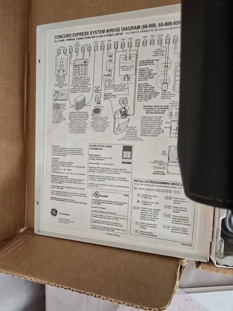 Concord Express Control Panel - New in box