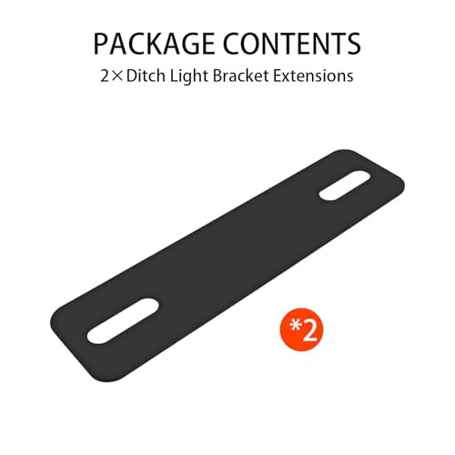2PCS Ditch Light Bracket Extensions Compatible with Most SUV & Truck Ditch