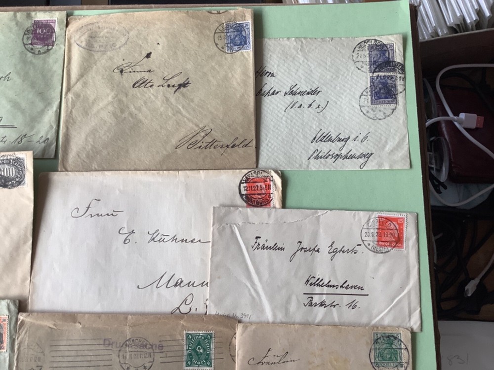Germany vintage postal covers 16 items Ref A1831