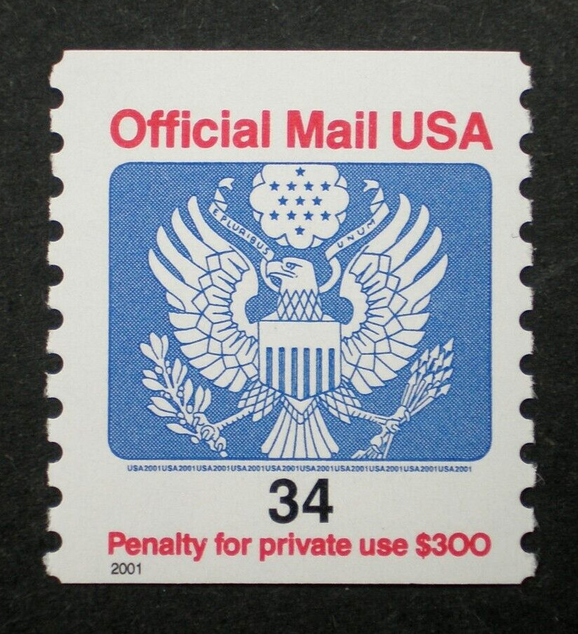 US, #  O158 Official Mail, 34c, MNH