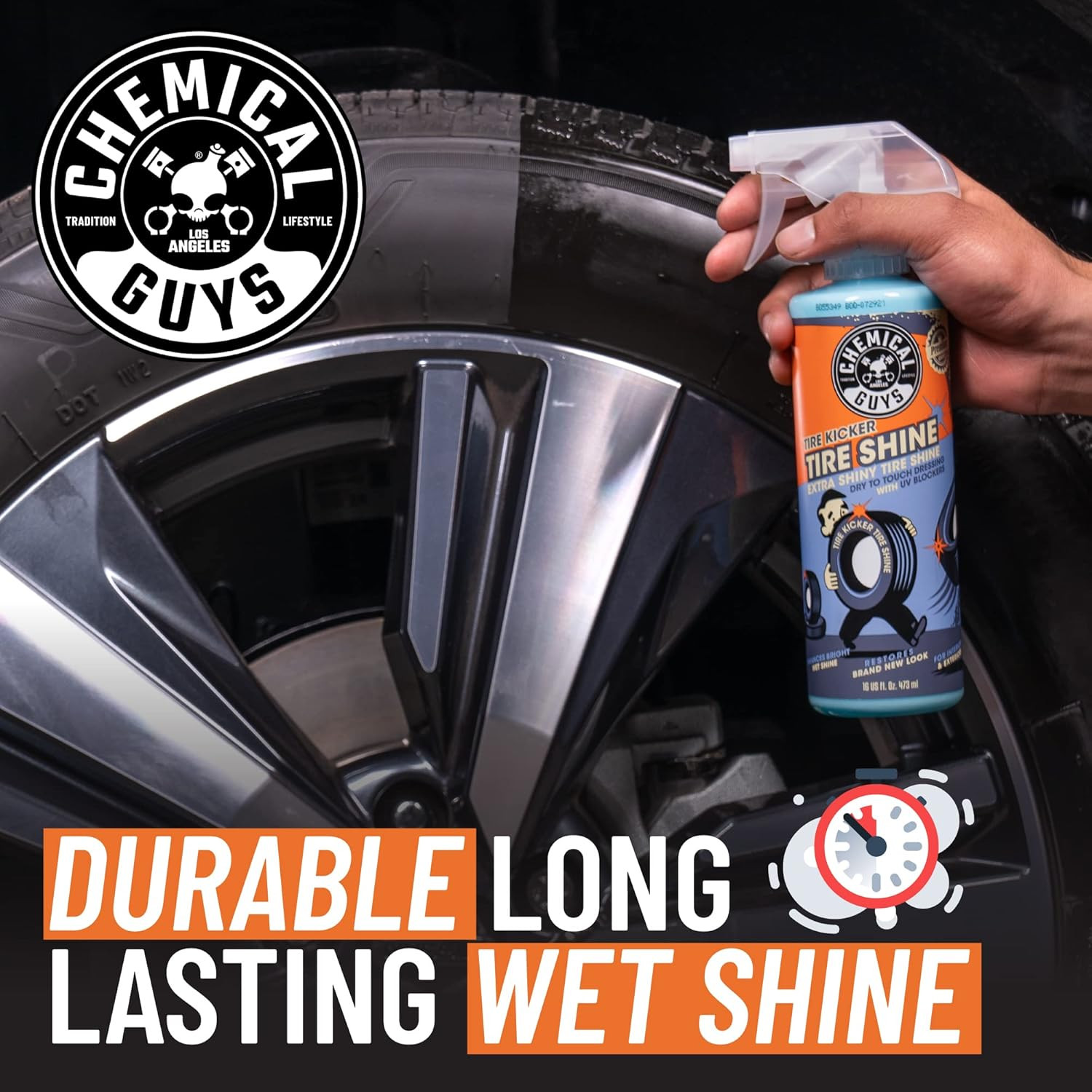 Chemical Guys TVD113 - Tire Kicker Extra Glossy Tire Shine (1 Gal)