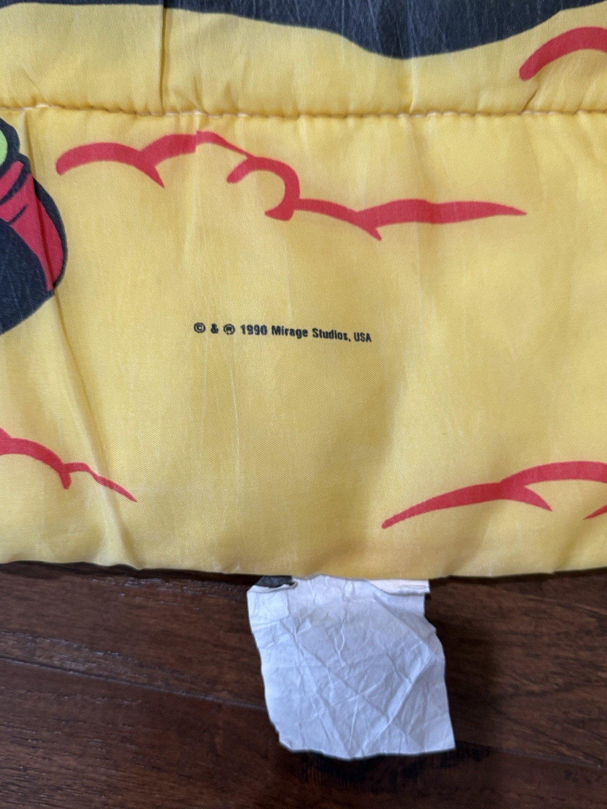 1990 Mirage Teenage Mutant Ninja Turtles Youth Kids Sleeping Bag TMNT Faded