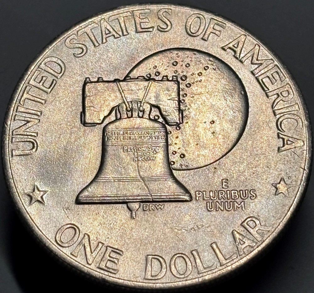 1976 Eisenhower Ike Dollar Type 2 Coin BU Brilliant Uncirculated Nice Luster C2
