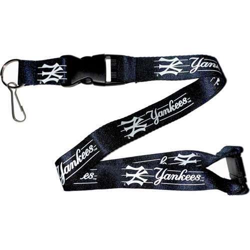 New York Yankees Logo Lanyard - Navy