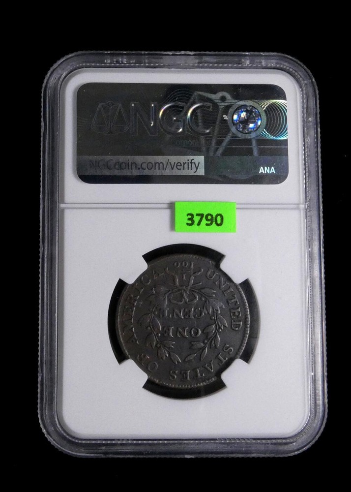 1802 Draped Bust Large Cent. NGC Certified VF Details. #3790