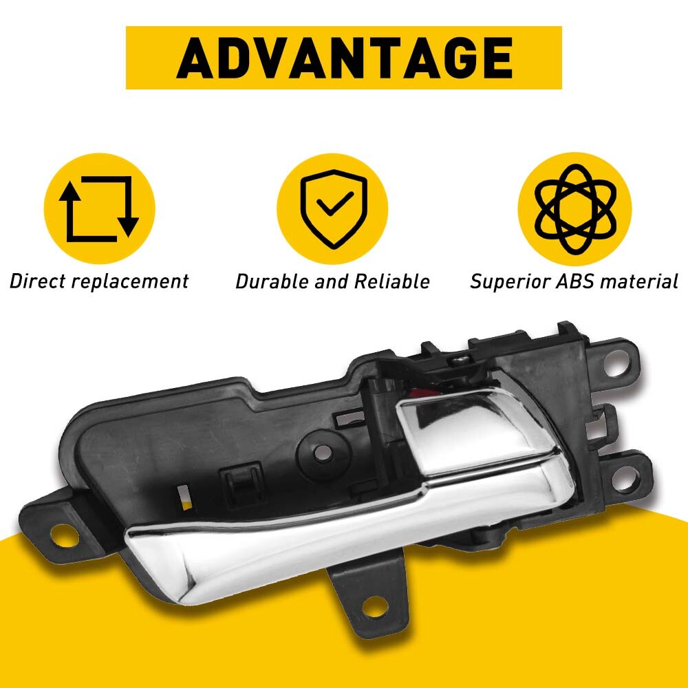 Inside FRONT or REAR Door Handle Passenger Side Chrome For SONATA 2011-2014