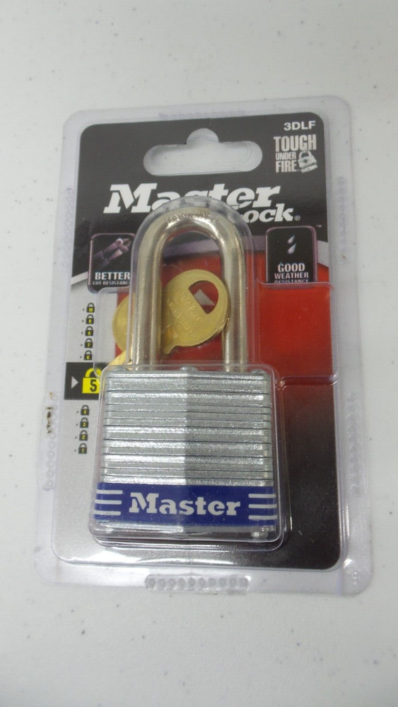 MASTER LOCK 3DLF  PADLOCK   (127889-1 J BY-22H)