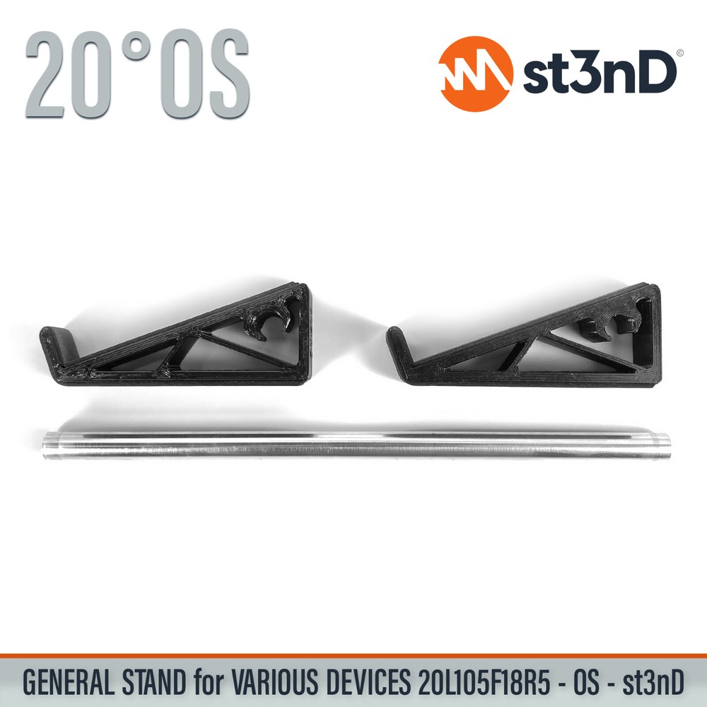 UNIVERSAL STAND for SYNTHS / CONTROLLERS / FX - 20° - Open Style - 20L105F18R5