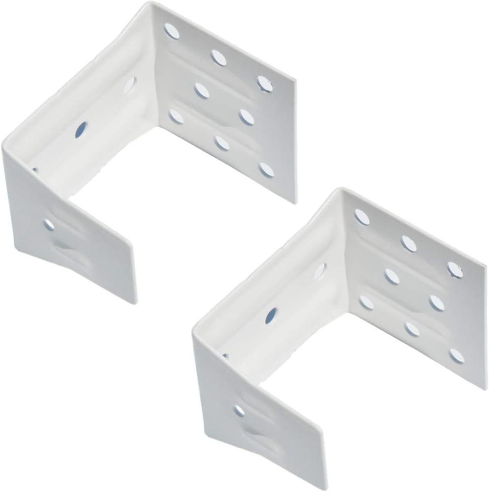 cuteLEC 2-Pack Center Support Bracket White for 2" High Profile Blinds
