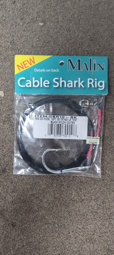 Malin Cable Shark Rig CSR10-BK