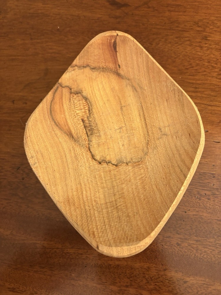 Glendon Boyd Wooden Bowl Cherry Handmade Signed & Dated 2019