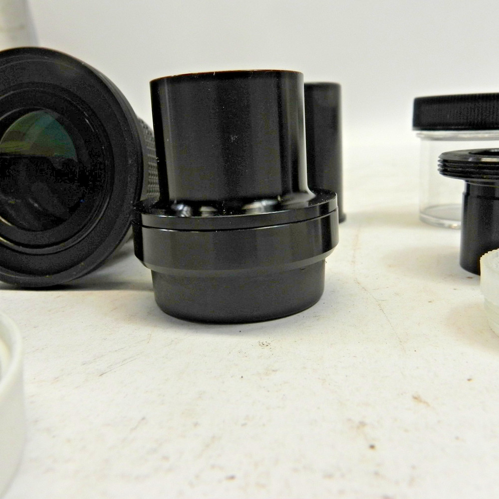 MICROSCOPE EYEPIECE ACCESSORY CAMERA ADAPTERS SCOPETRONIX LOT USED