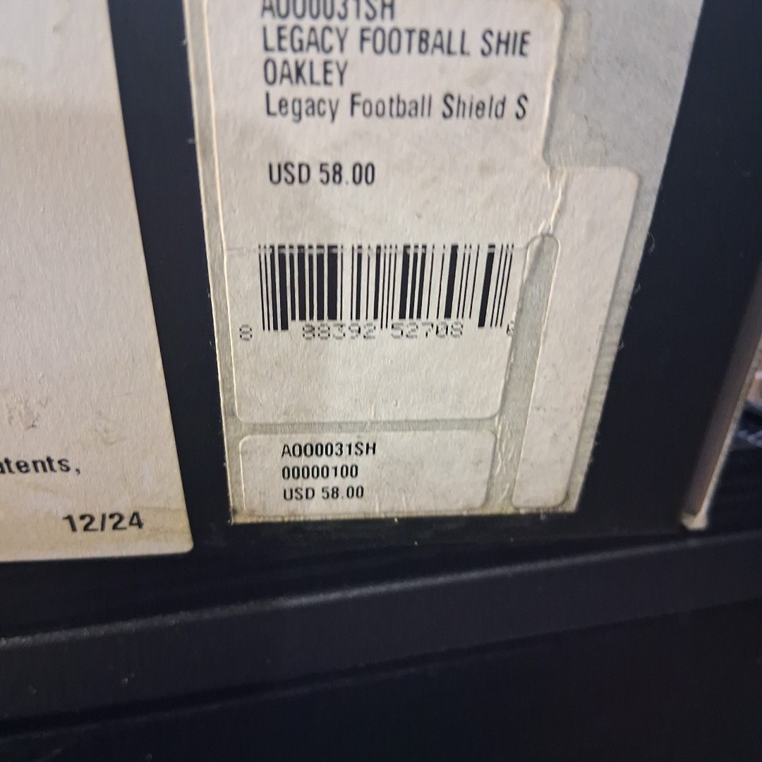 Oakley Legacy Football Helmet Shield Clear (Shield Only)