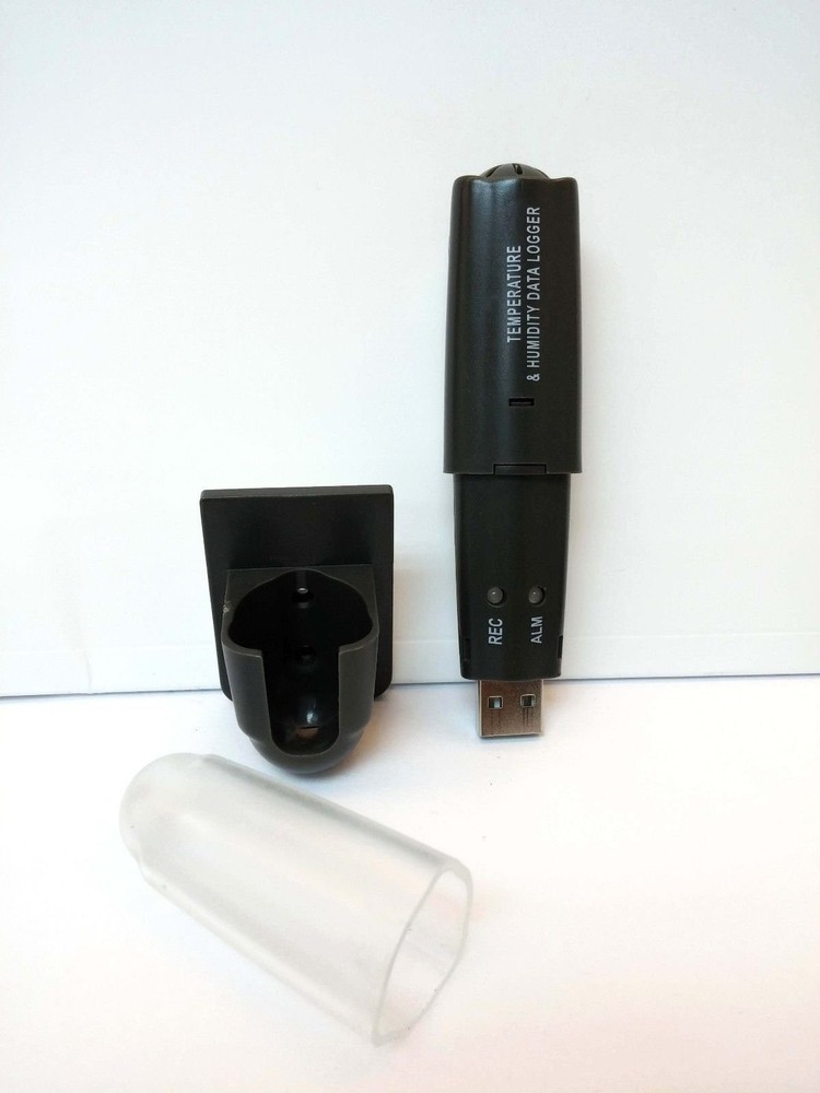 PerfectPrime TH0160, USB Temperature & Humidity Data Logger Dewpoint Gray