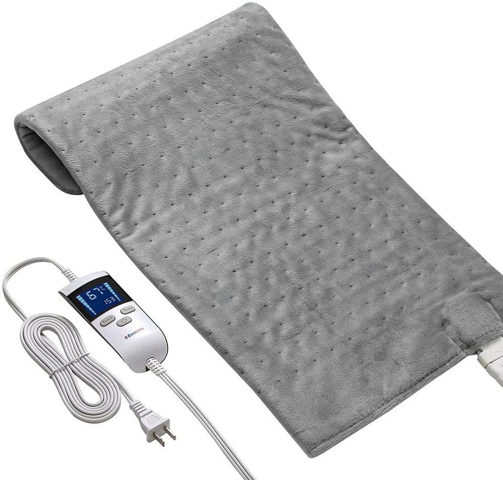 LCD Digital Controller Extra Large Heating Pads with Auto Shut Off for Back Pain