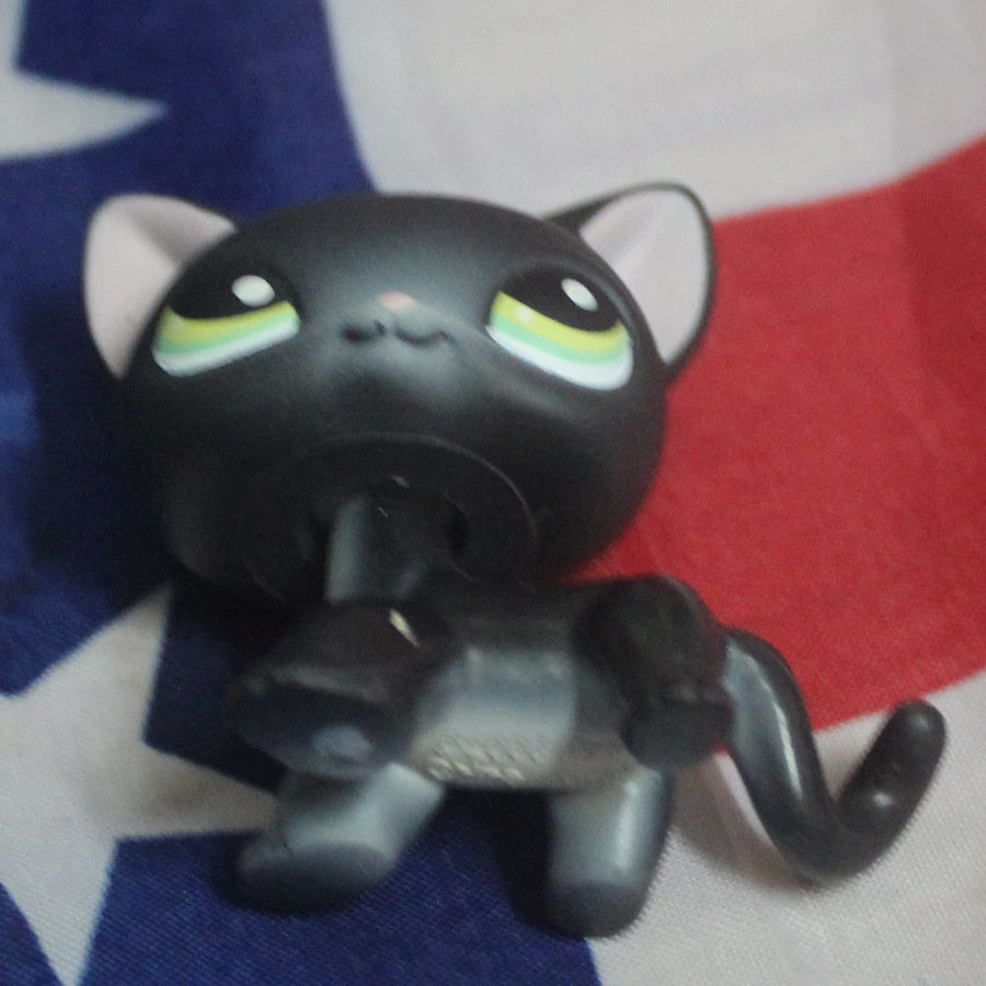 5pcs/lot Littlest Pet Shop toys LPS Random Short Hair Cat Animal Figures New