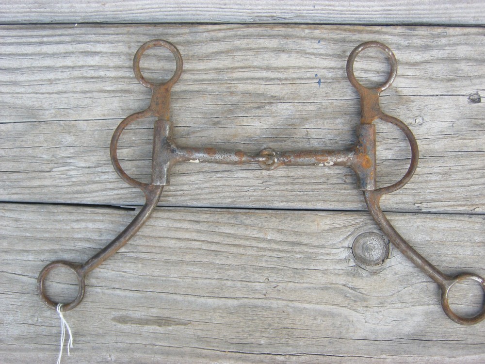 Shanked Snaffle Mouth Curb Bit Transition Training 28203