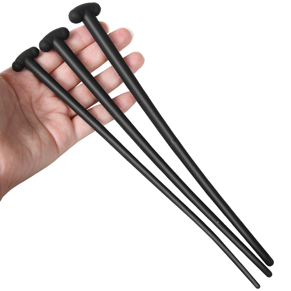 Silicone Penis Urethral Sounding Dilator Strecher Insert Extender Sounds Plug