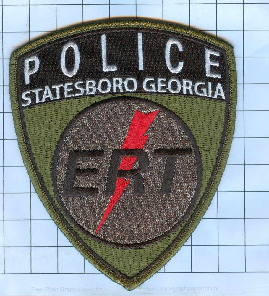 Police Patch  - Georgia - Statesboro E.R.T. GREEN