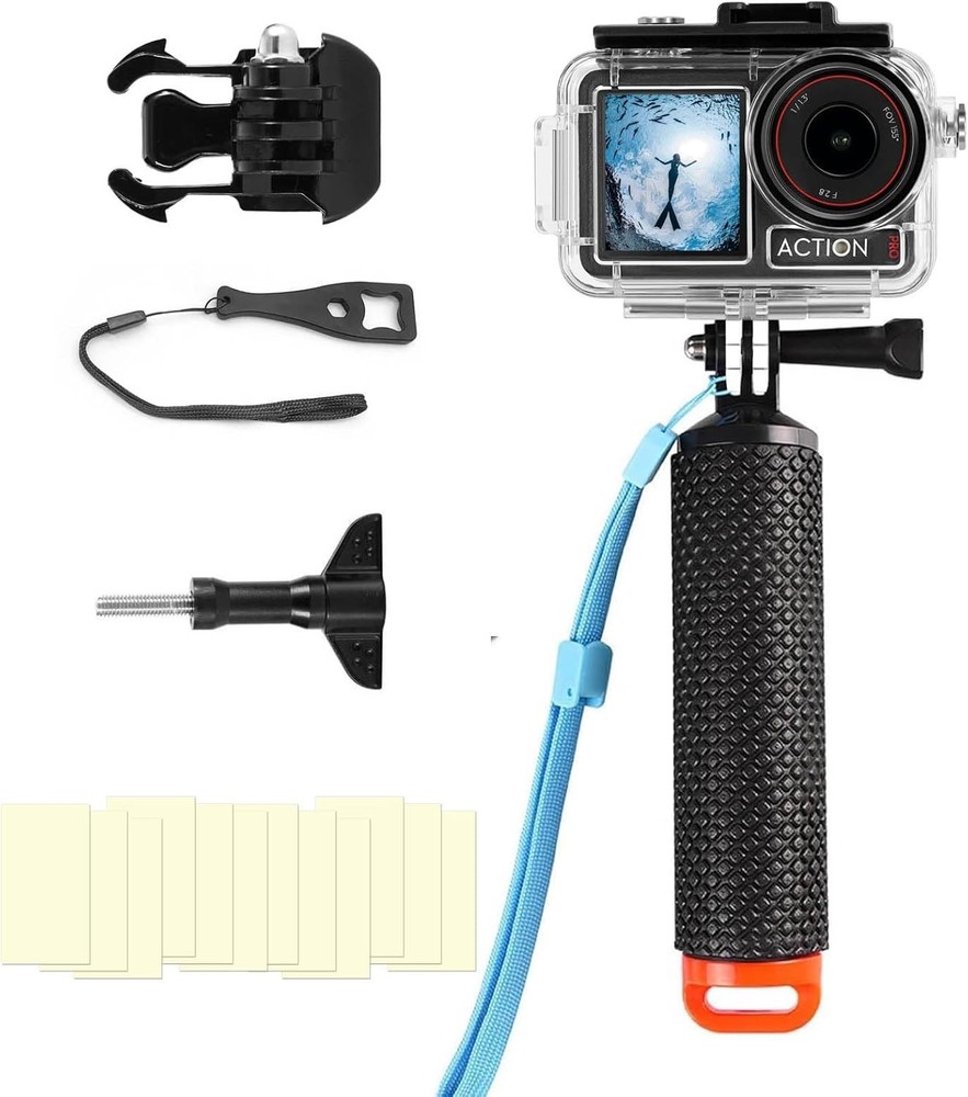 Accessories Bundle for DJI Osmo Action 5 Pro/Action 4/3 Waterproof Case Divin