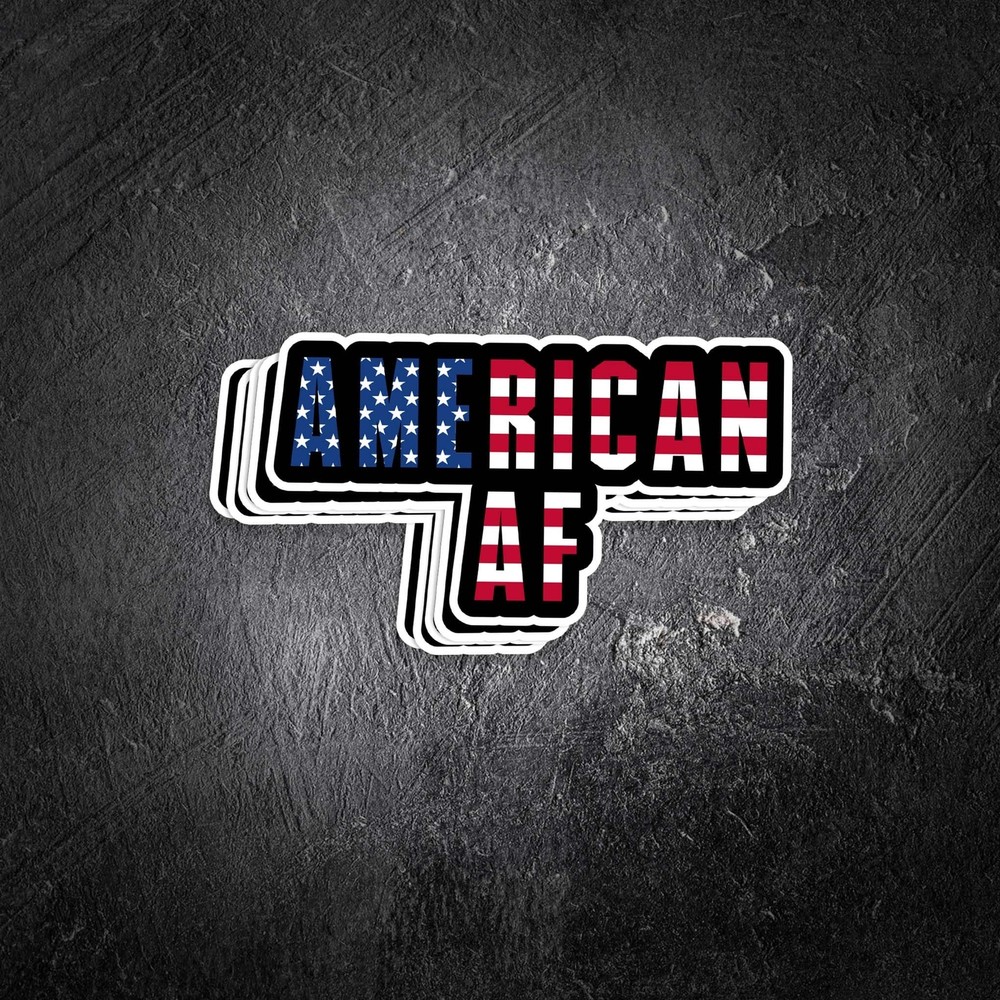 American AF Vinyl Decal