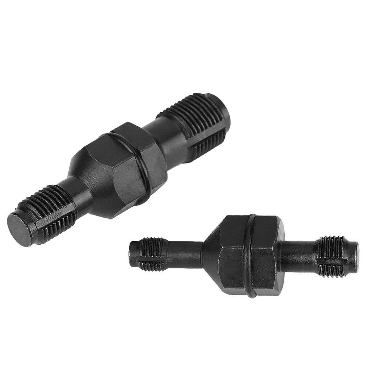 2PCS Spark Plug Hole Thread Chaser 10 12 & 14 18mm Re-threader Tap Cleaning Tool