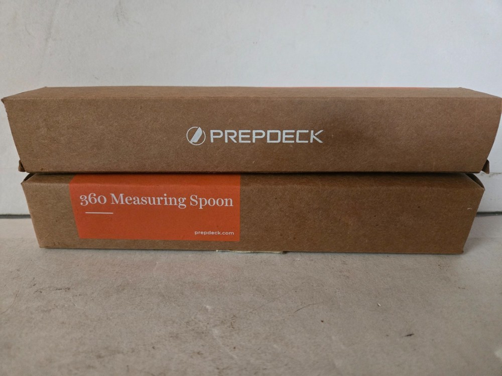 Set of 2 - PREPDECK 360 Adjustable Measuring Spoon, Cool Grey, MS010103, New