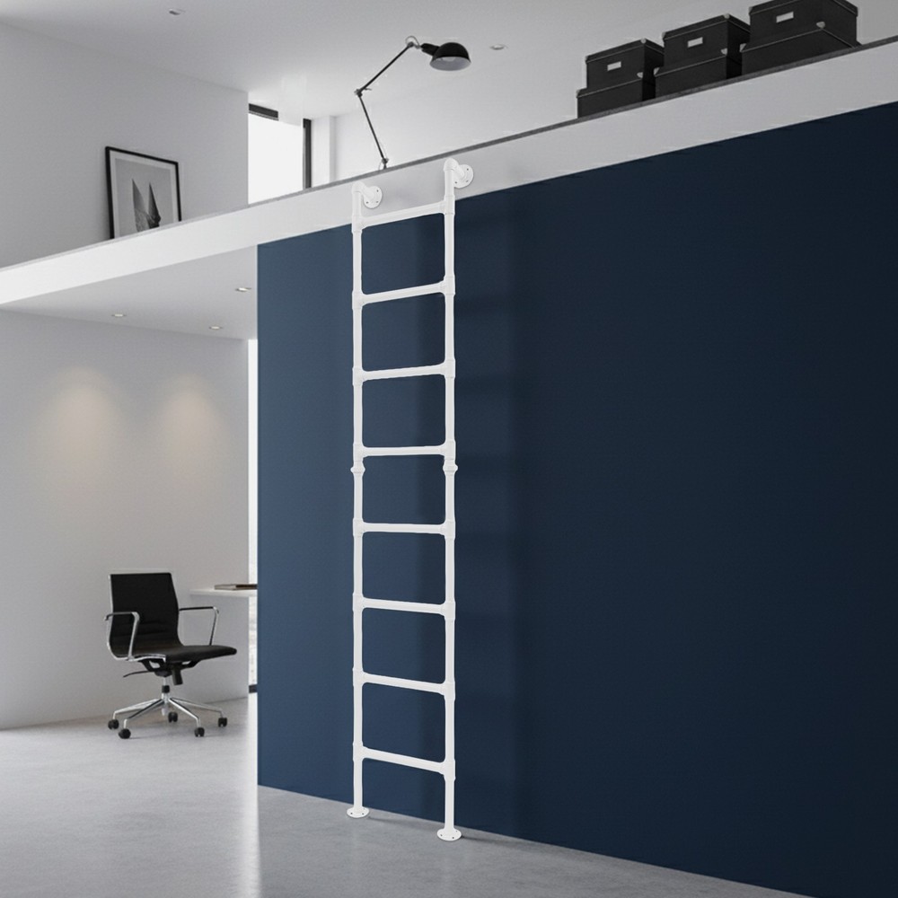 8-step Ladder Bunk Bed Stair High Loft Attic Eight Steps Ladders Multi-function