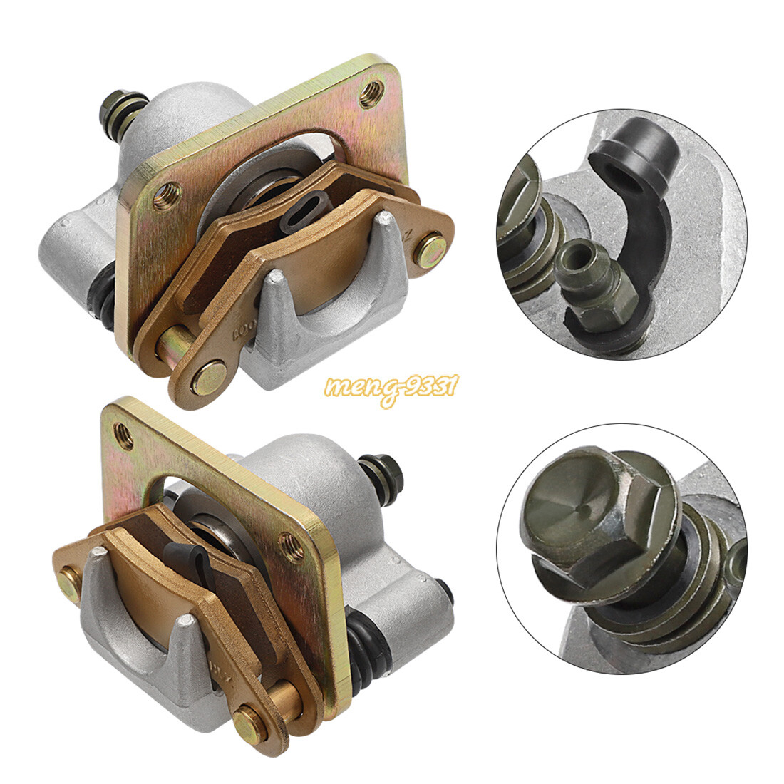 Rear & Front Brake Calipers for Polaris RZR 800 2008-2014 RZR S 800 2009-2014