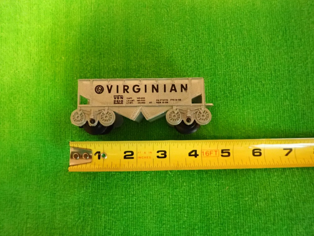 Virginian rail car silver, please READ