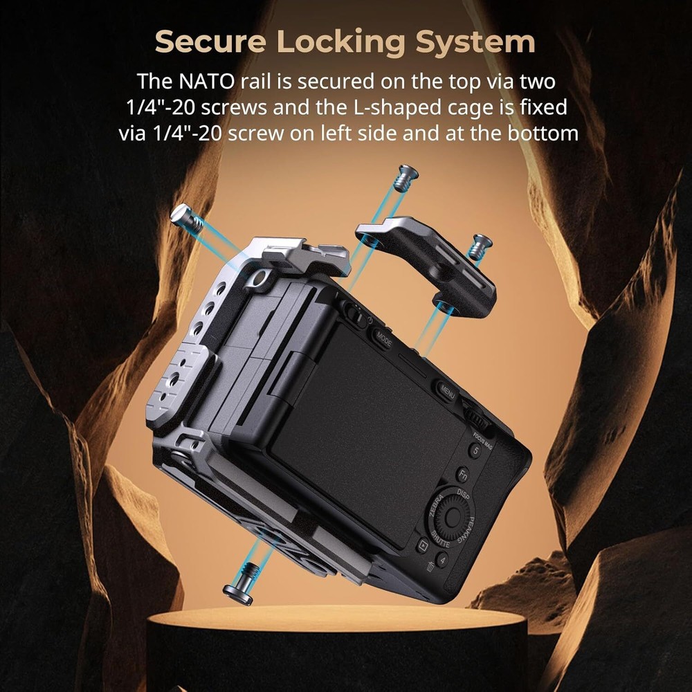 SmallRig FX3 HawkLock Quick Release Half Cage for Sony FX3 / FX30 Camera