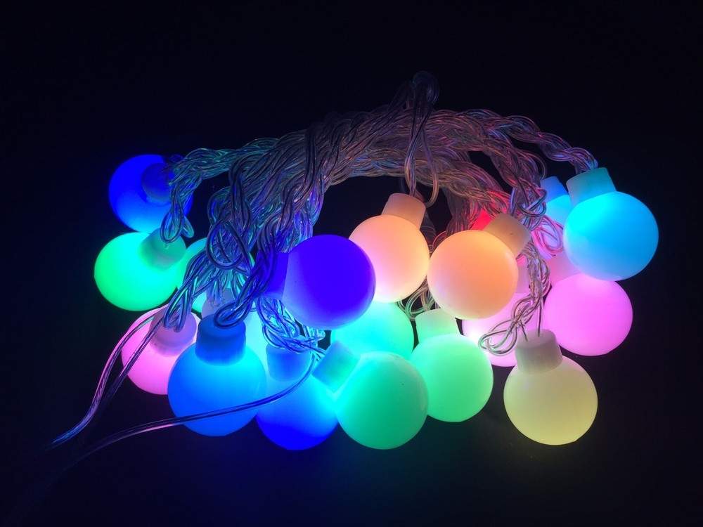 16.5 Foot 20 G40 LED Globe string light Outdoor Globe Patio String Lights