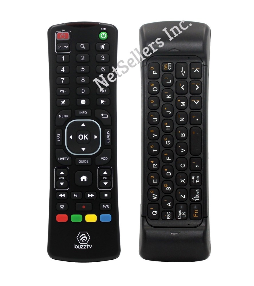 Buzztv Wireless Air Mouse and Keyboard Remote XPL3000