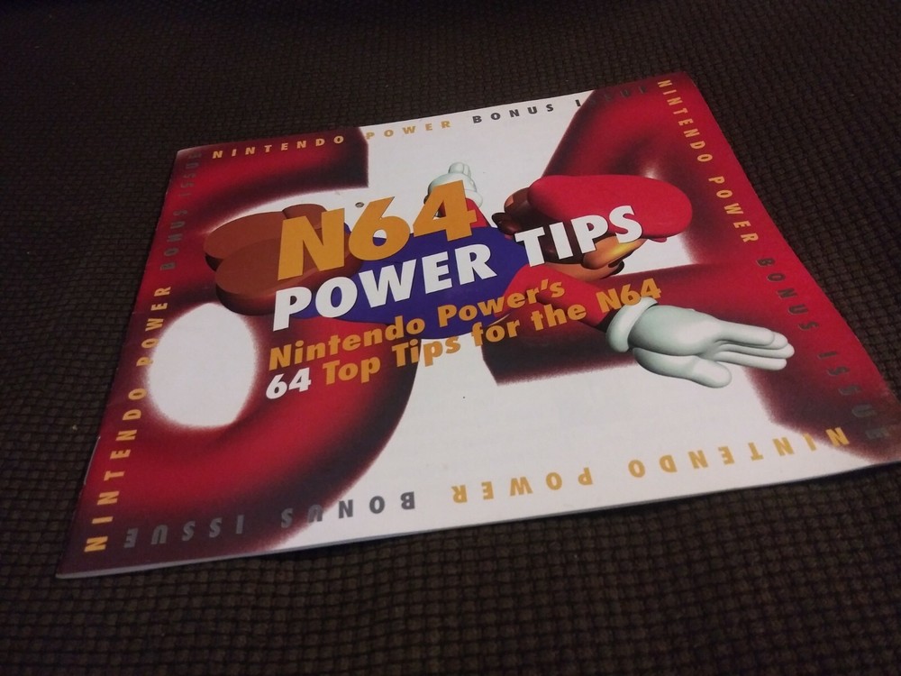 N64 Power Tips Nintendo Power Bonus Issue Strategy Guide