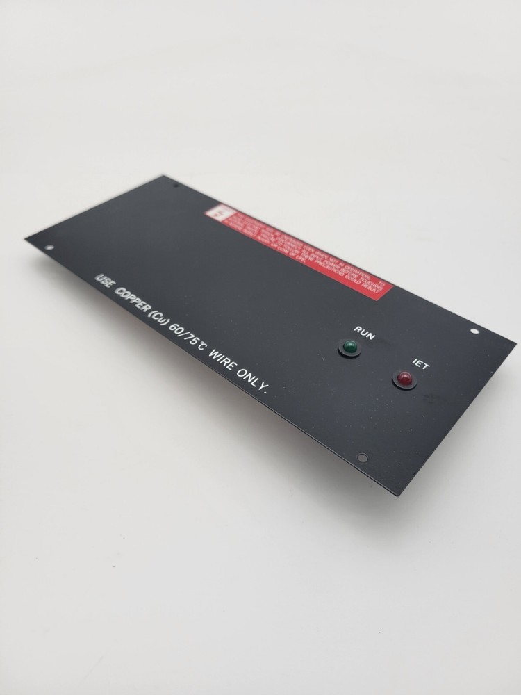 Reliance 1LS2004 RUN IET Panel Plate Indicator Light Assembly Frequency Meter
