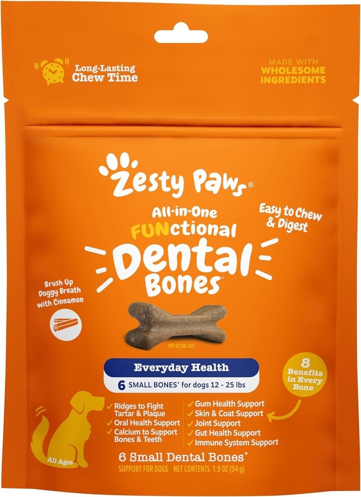 All-in-One Functional Dental Bones, Small, 6ct