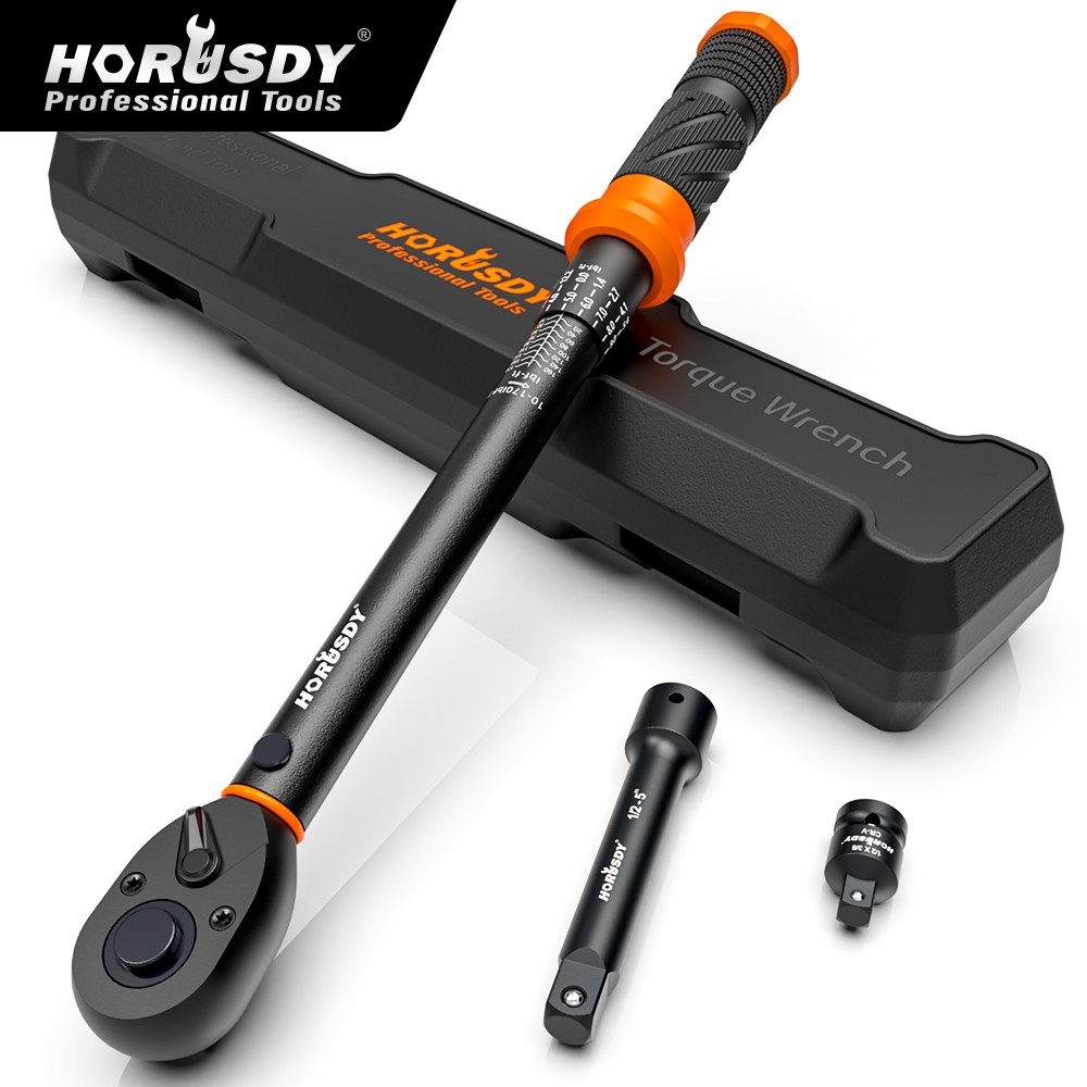 1/2" Torque Wrench Snap Socket Professional Drive Click Type Ratcheting