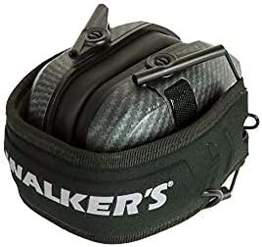 Slim Electronic Earmuffs Shooting Hearing Protection with Mic & Audio Input Jack