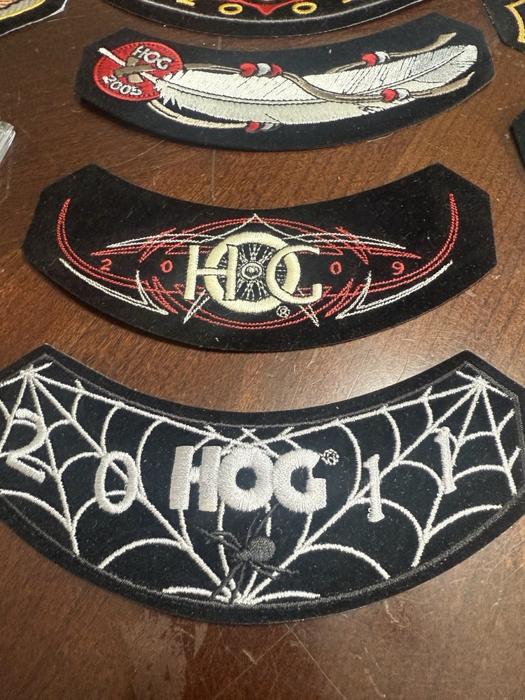 HARLEY OWNERS GROUP HOG Patch & Pin Lot Harley Davidson | 2000-2017 Incomplete