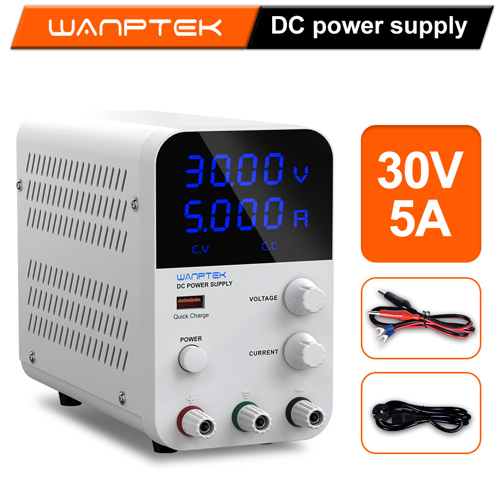 0-30V 5A adjustable Lab DC power supply Bench Variable Programmable power Source
