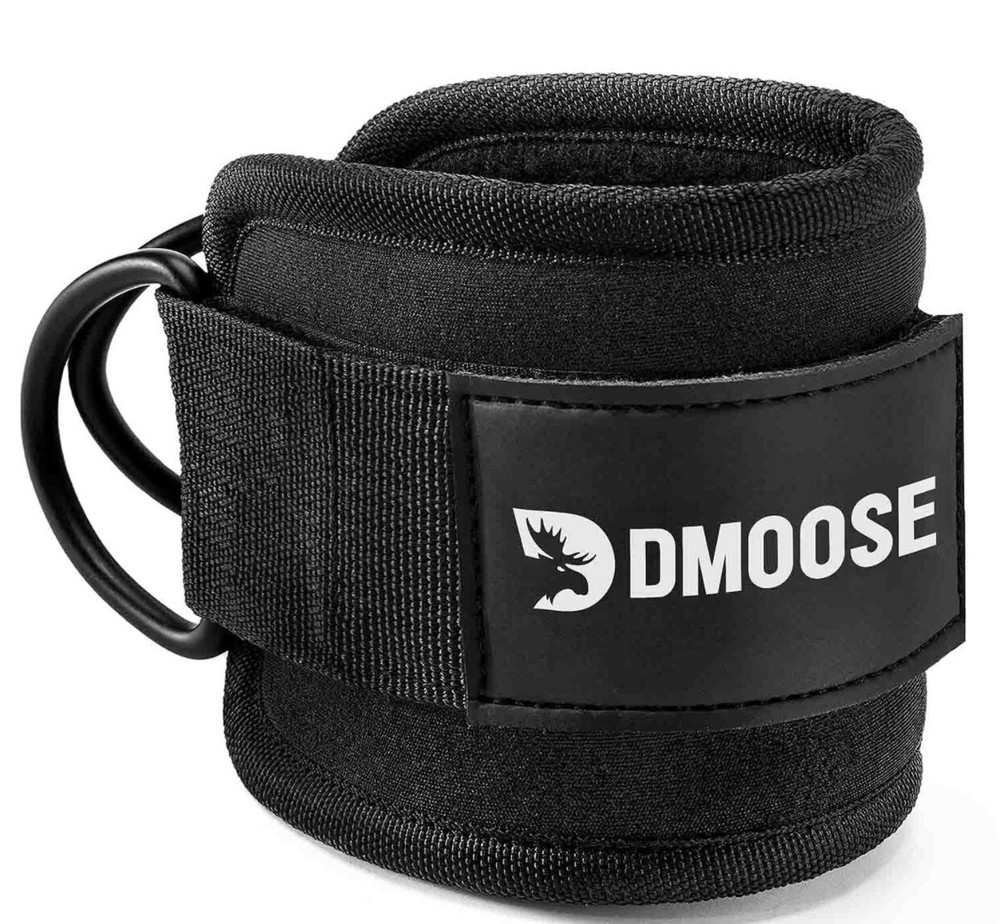 DMoose Ankle Strap for Cable Machines Black