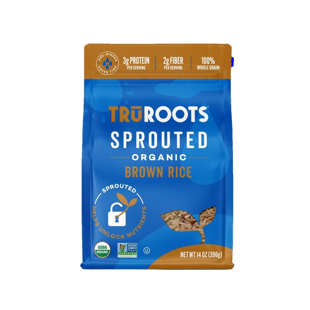 TruRoots Organic Sprouted Brown Rice 3 Pack